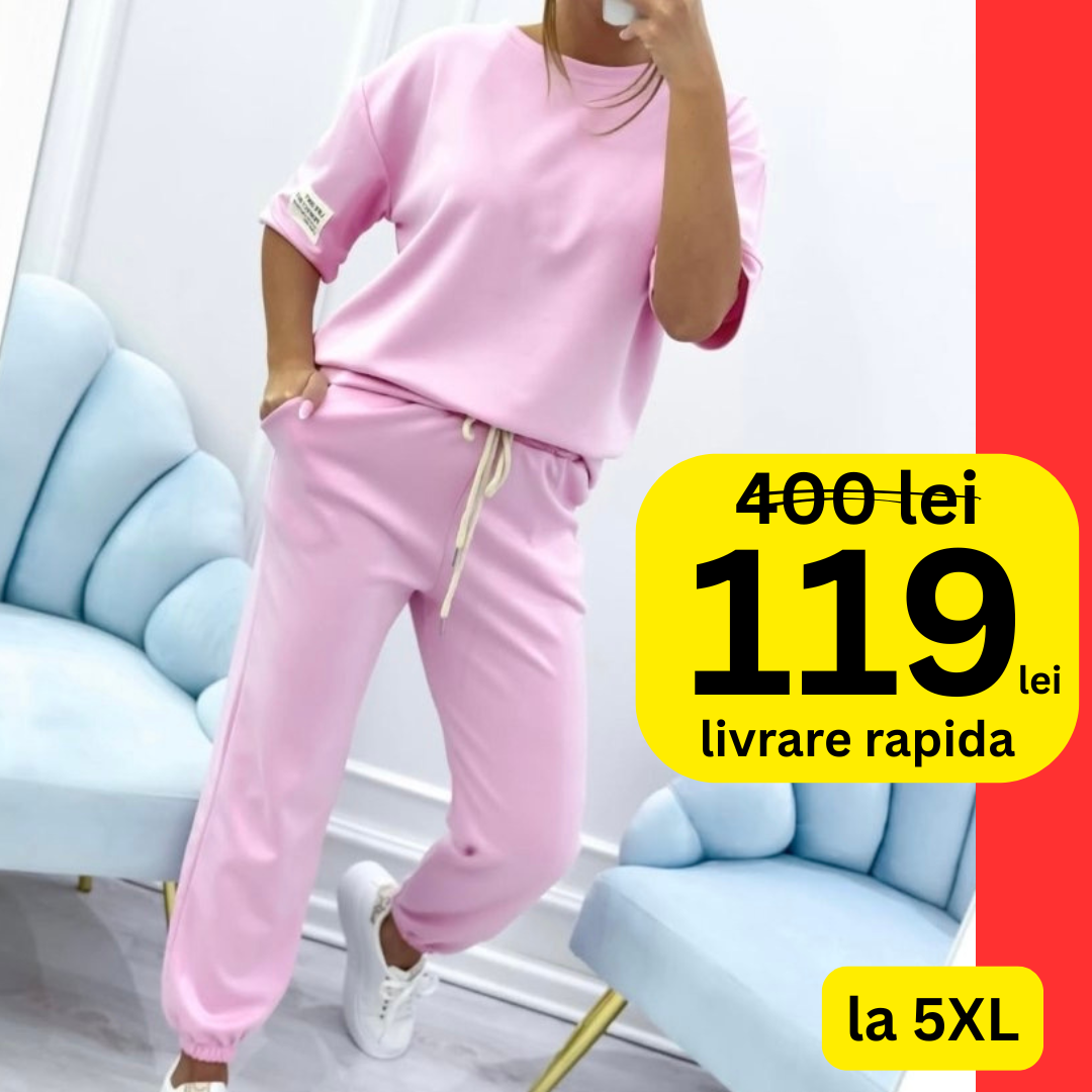 🌸 Set 2 piese nou, la modă de primăvară Cvety roz 🌸