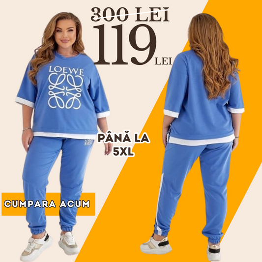 Set modern Kati albastru