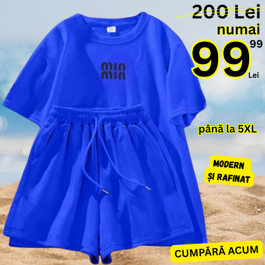 Set de primăvară Dani albastru